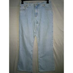 Levis 550 Jeans Womens 8 Short Blue Relaxed Boot Cut Light Wash Y2K Mid Rise